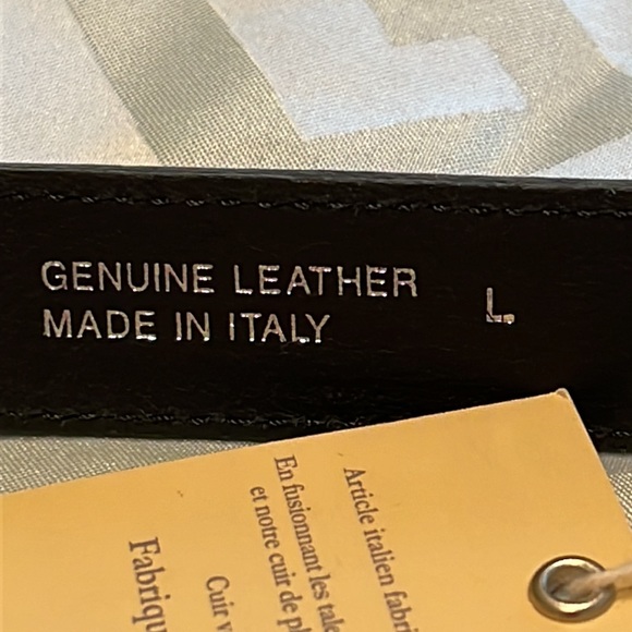 Beautiful handcrafted Leather and Metal Chain Belt - Sz Large - NWT - Picture 7 of 16